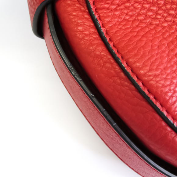 TORY BURCH Women's Leather Shoulder Bag Red Brown,Red Orange - Picture 5 of 10